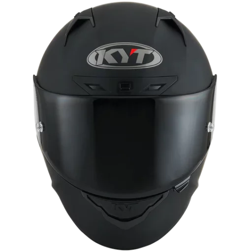 KYT NZ Race Plain Matt Black Helmet 2