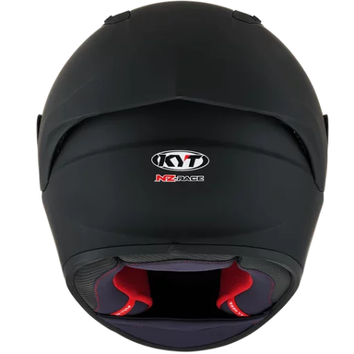 KYT NZ Race Plain Matt Black Helmet 4