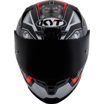 KYT STRIKER SV #01 BLACKRED HELMET 2