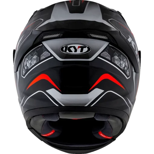 KYT STRIKER SV #01 BLACKRED HELMET 3