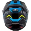 KYT Striker SV #01 Black Blue Helmet 3