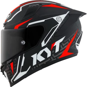 KYT Striker SV #02 Matt Black Red Helmet 1