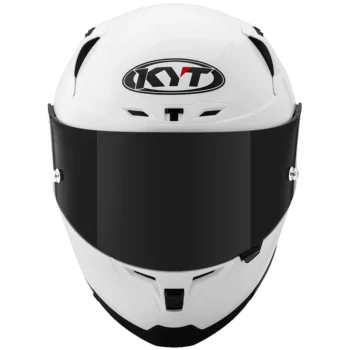 KYT Striker SV Plain White Helmet 2