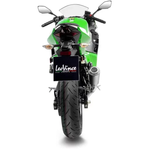 LeoVince Exhaust Muffler LV Corsa Slip On for Kawasaki Ninja 400 (2022) 3