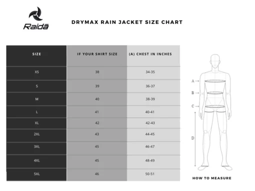 Raida Drymax Blue Rain Jacket 3