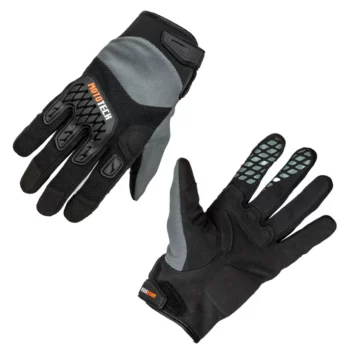 Reflex Air Flo Dual Sport Grey Motorcycle Riding Gloves 1