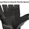 Scala Speed 2 Black Grey Hi Wiz Riding Gloves 3