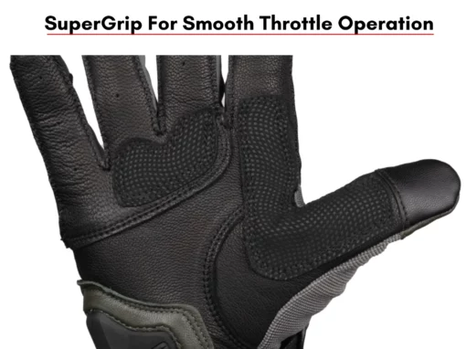 Scala Speed 2 Black Grey Hi Wiz Riding Gloves 3