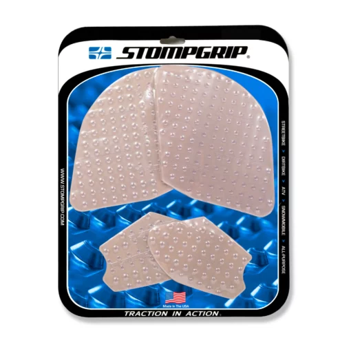 StomGrips Volcano Clear Side Tank Grip for Ducati Panigale V4, V4S, V4R ,Ducati Streetfighter V4, V4S 1 1