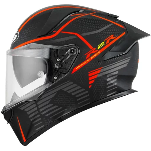 kyt r2r concept full face motorcycle helmet matt black red 239216 zoom 1