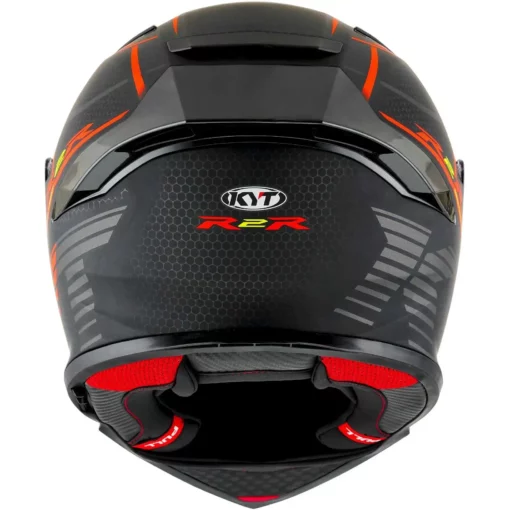 kyt r2r concept full face motorcycle helmet matt black red 239217 zoom 4