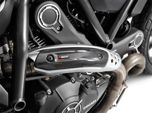 Akrapovic Carbon Heat Shield For Ducati Scrambler Icon Urban Enduro Classic Full Throttle (2015 20) 1 (1)