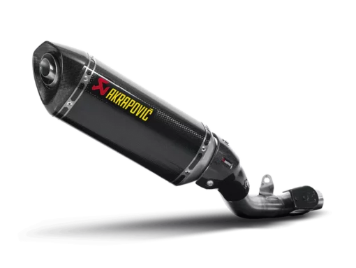 Akrapovic Carbon Slip On Line For Kawasaki Z800 (2013 16) (S K8SO2 HRC)