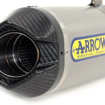 Arrow Works Titanium Silencer With Carbon End Cap For BMW S1000RR (2015 16) (71823PK) 1