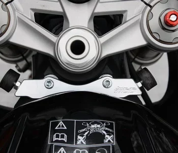 GSG Mototechnik Steering Stop CNC Milled Adjustable Reduces The Steering Stop For Triumph Daytona 675 R (2013 18)