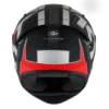 KYT TT Course Electron Matt Grey Red Helmet 3