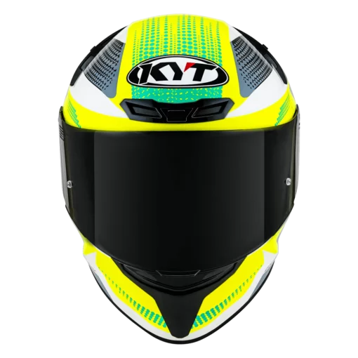 KYT TT Course Gear BlkYellow Helmet 2