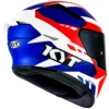 KYT TT Course Grand Prix BlueRed Helmet 3