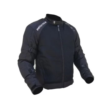 Mototech Scrambler Air Black Motorcycle Riding Mesh Jacket v2 without armours and rain liner 2