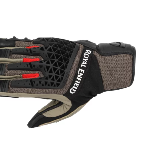 Royal Enfield Men Sahara Air Sand Riding Gloves 9