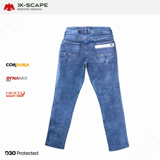 Moto Garuda X Scape Blue Denim Jeans 2