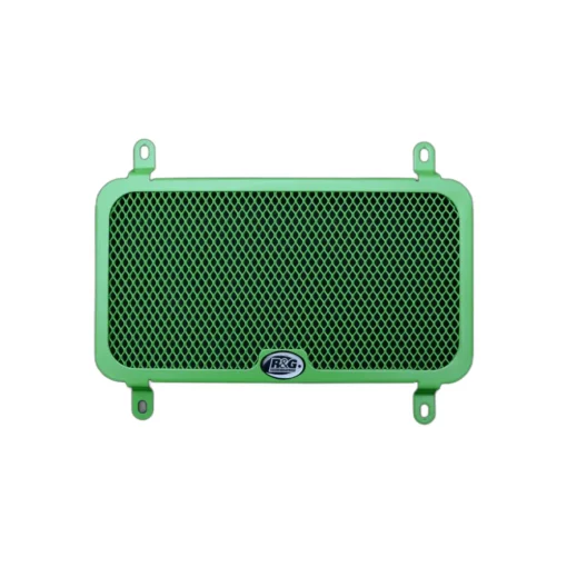 R&G Pro Radiator Guard (Green) for Kawasaki ZX 6R (RAD0314PROGR) 1