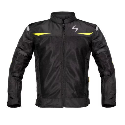 Scala Blaze Black Neon Riding Jacket 03