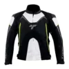 Tarmac Corsa Level 2 Black White Fluorescent Yellow Riding Jacket (Free Tex Gloves) 2