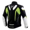 Tarmac Corsa Level 2 Black White Fluorescent Yellow Riding Jacket (Free Tex Gloves) 3