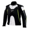 Tarmac Corsa Level 2 Black White Fluorescent Yellow Riding Jacket (Free Tex Gloves) 4