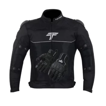 Tarmac One III Level 2 Black Riding Jacket (Free Tex Gloves) 1