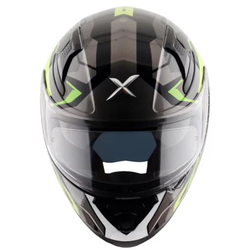 Axor Apex Black Neon Yellow Road Trip Helmet 9