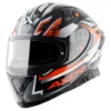 Axor Apex Black Orange Streak Helmet 1