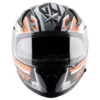 Axor Apex Black Orange Streak Helmet 2