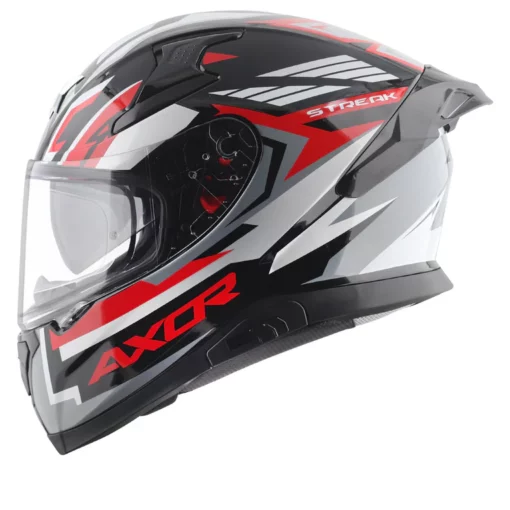 Axor Apex Black Red Streak Helmet 3