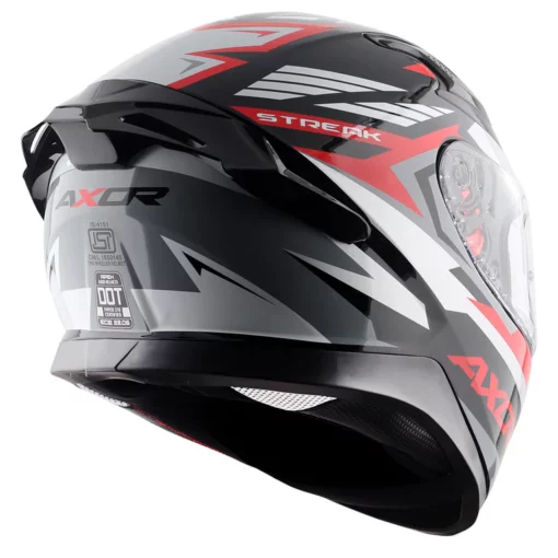 Axor Apex Black Red Streak Helmet 6