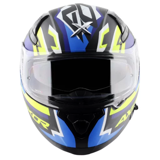 Axor Apex Dull Black Blue Streak Helmet 2