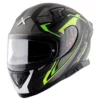 Axor Apex Dull Black Neon Yellow Road Trip Helmet 1