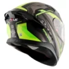 Axor Apex Dull Black Neon Yellow Road Trip Helmet 6