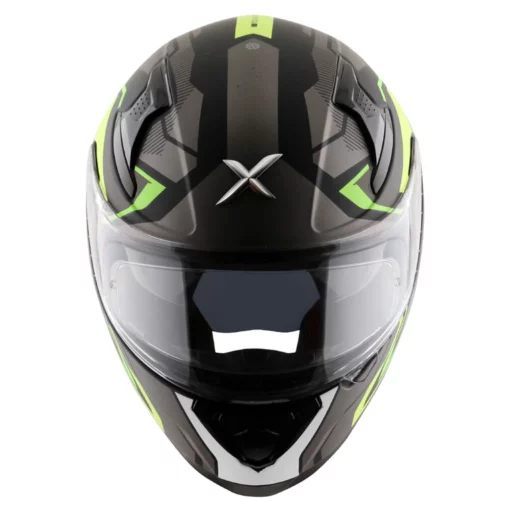 Axor Apex Dull Black Neon Yellow Road Trip Helmet 9