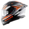 Axor Apex Dull Black Orange Streak Helmet 3