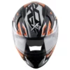 Axor Apex Dull Black Orange Streak Helmet 9