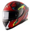 Axor Apex Dull Black Red Road Trip Helmet 1