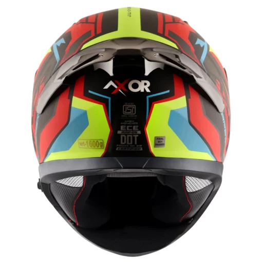 Axor Apex Dull Black Red Road Trip Helmet 5