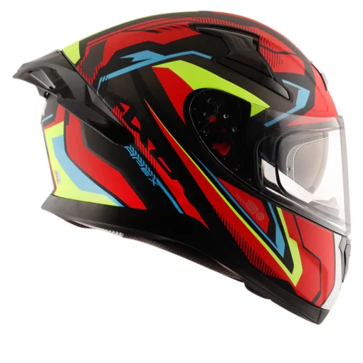 Axor Apex Dull Black Red Road Trip Helmet 7