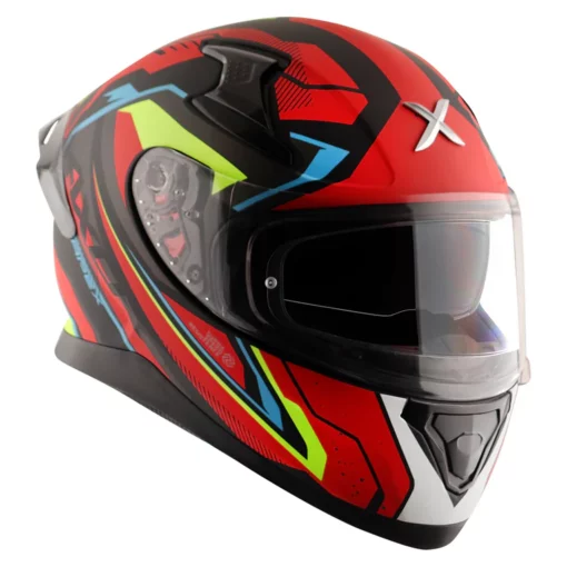 Axor Apex Dull Black Red Road Trip Helmet 8