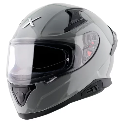 Axor Apex Grey Solid Colour Helmet 1