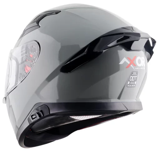 Axor Apex Grey Solid Colour Helmet 4