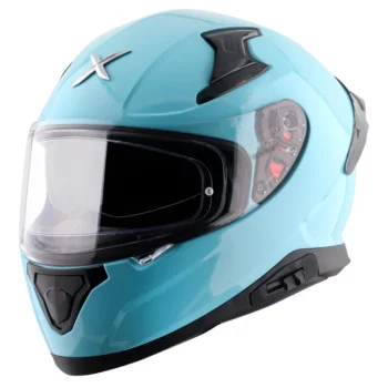 Axor Apex Hex Blue Solid Colour Helmet 1