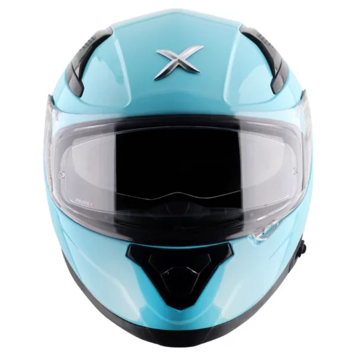 Axor Apex Hex Blue Solid Colour Helmet 2